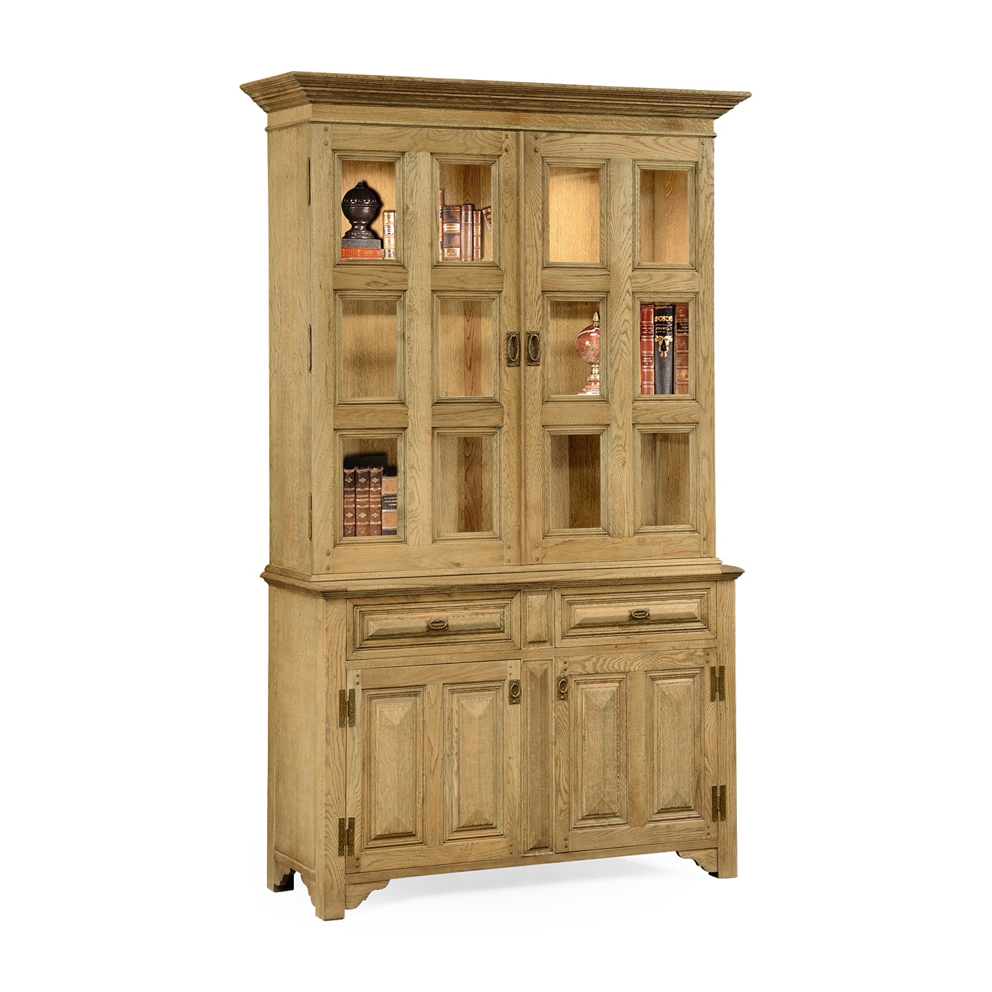Tudorbethan Natural Oak China Cabinet
