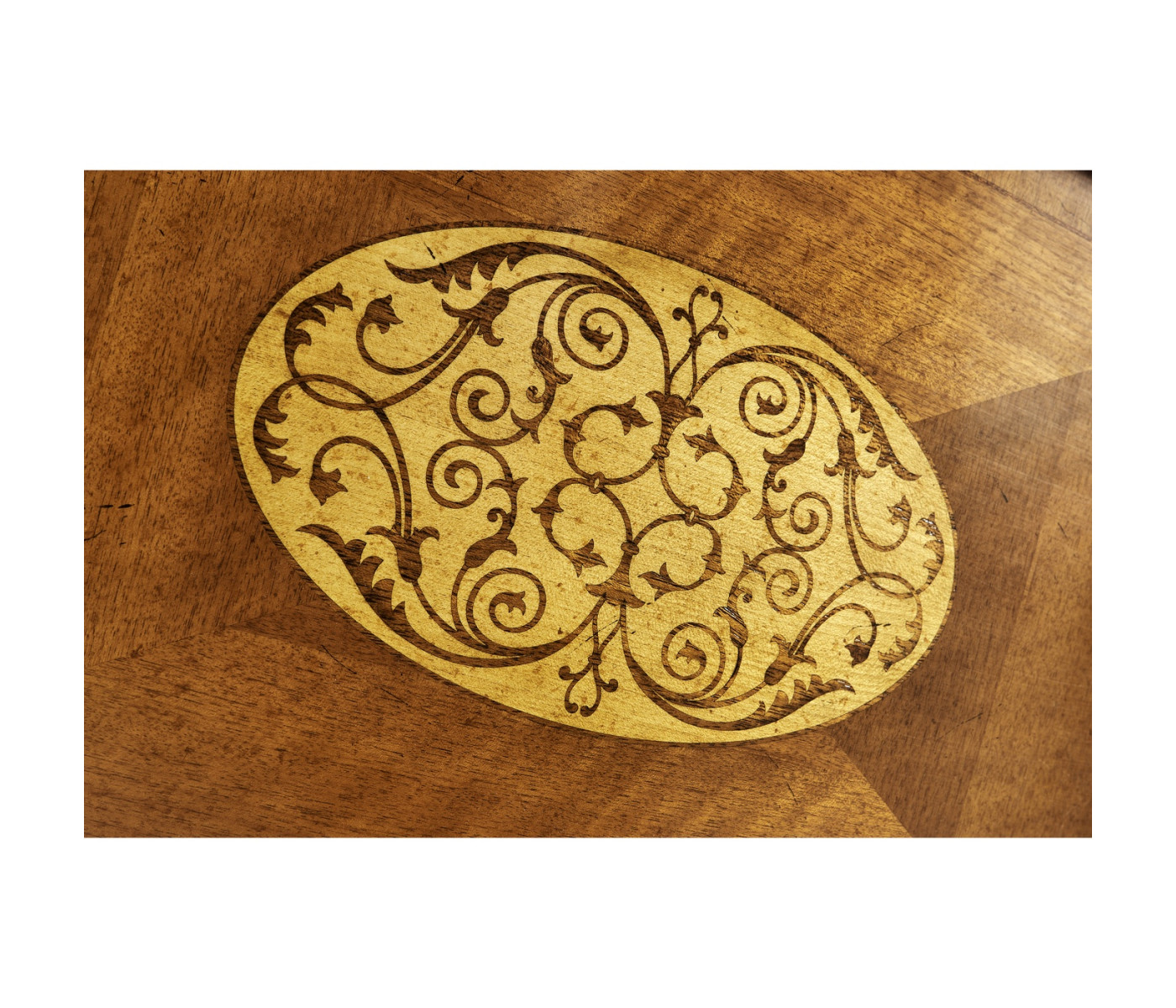 Narrow Satinwood Display Cabinet