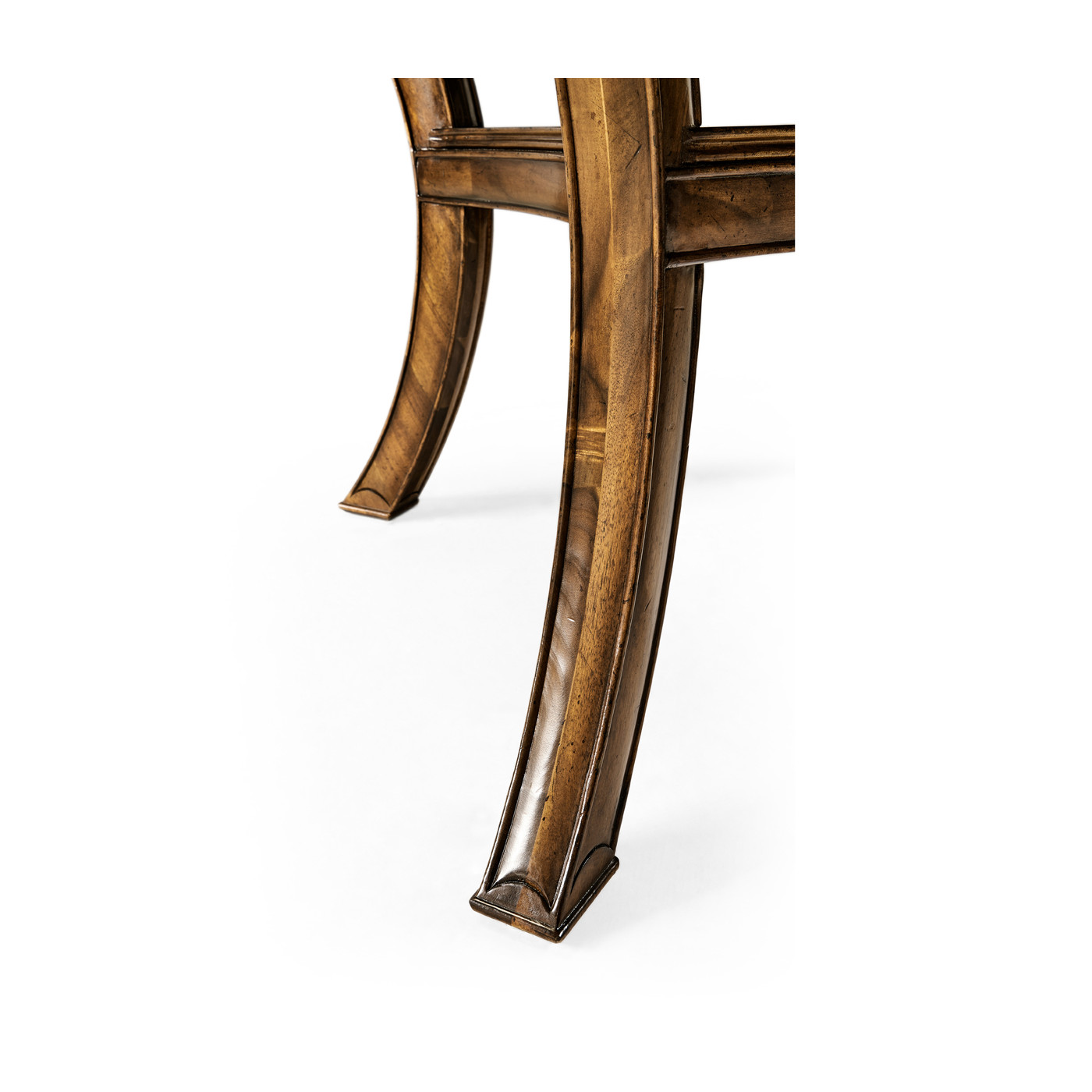 Figured Walnut Square to Circle Dining Table 42