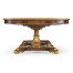 Triple Pedestal Dining Table (Gilded) 158