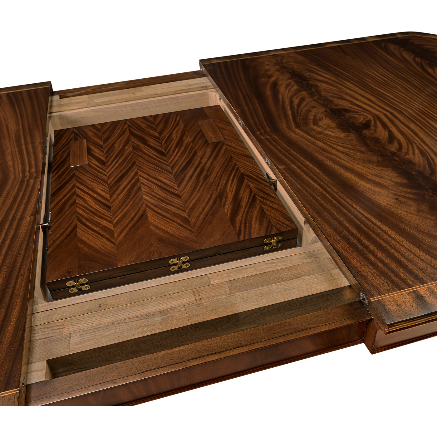 Triple Pedestal Dining Table (Gilded) 158