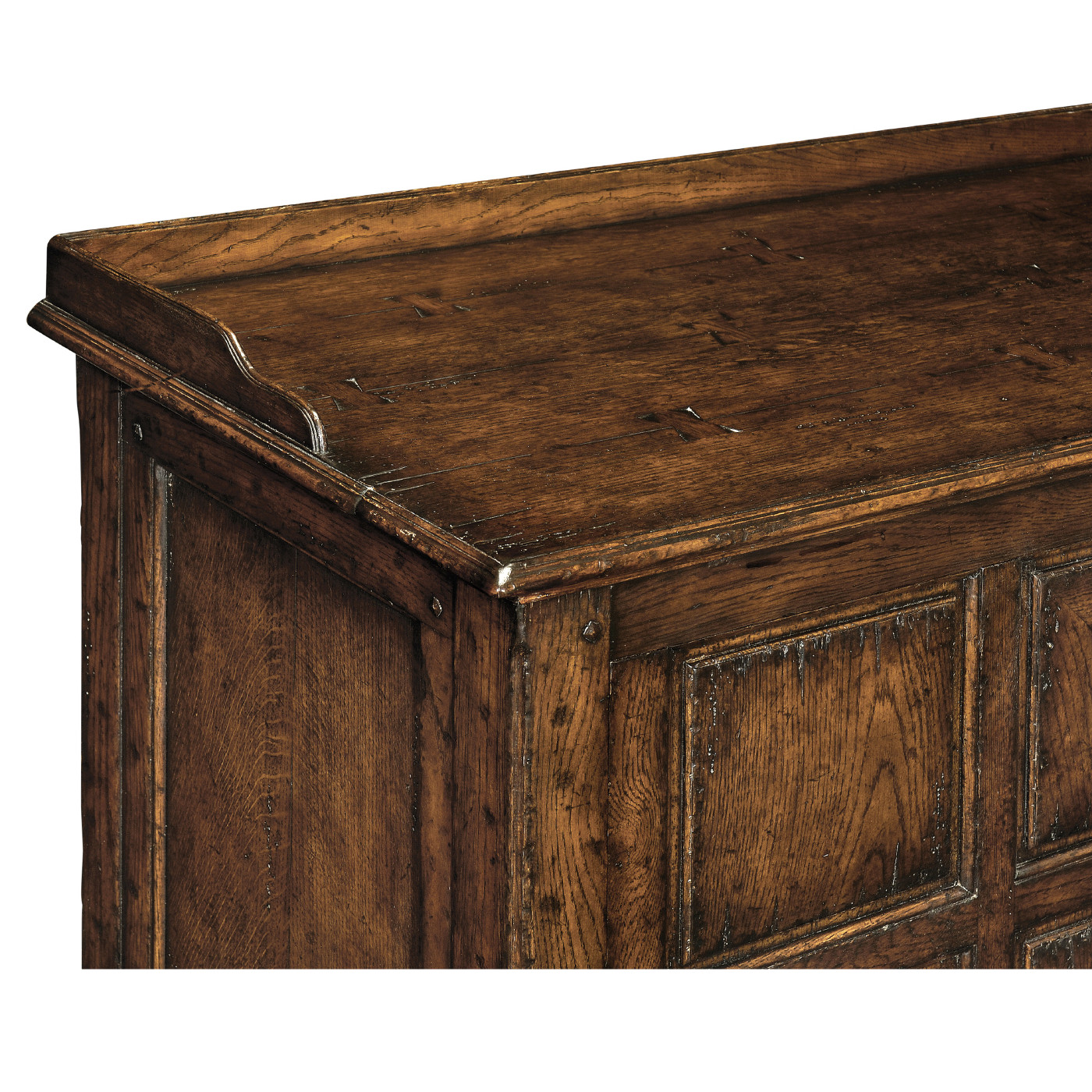 Tudor Style Dark Oak Cabinet