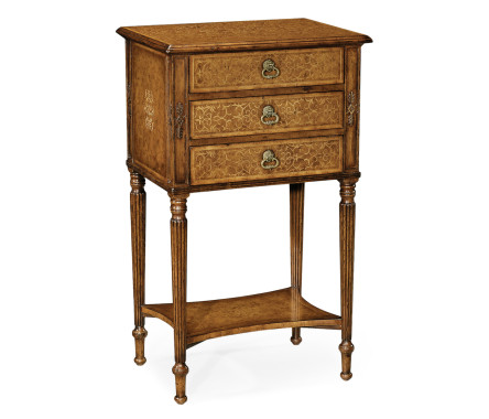 Walnut & Seaweed Chest on Stand