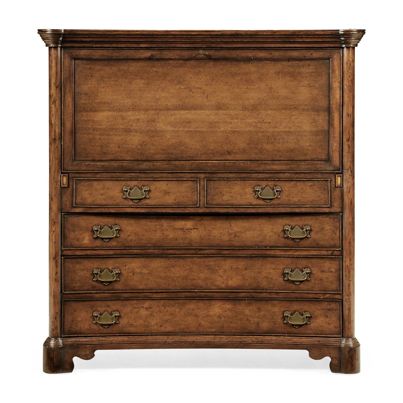 Walnut home office cabinet