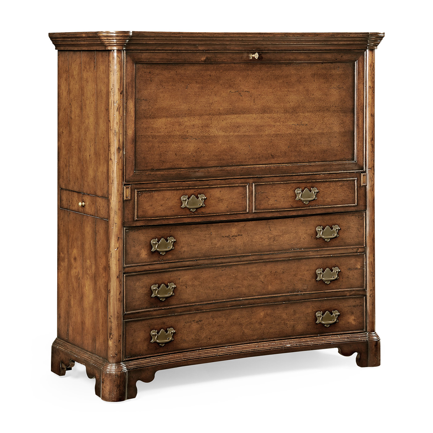 Walnut home office cabinet