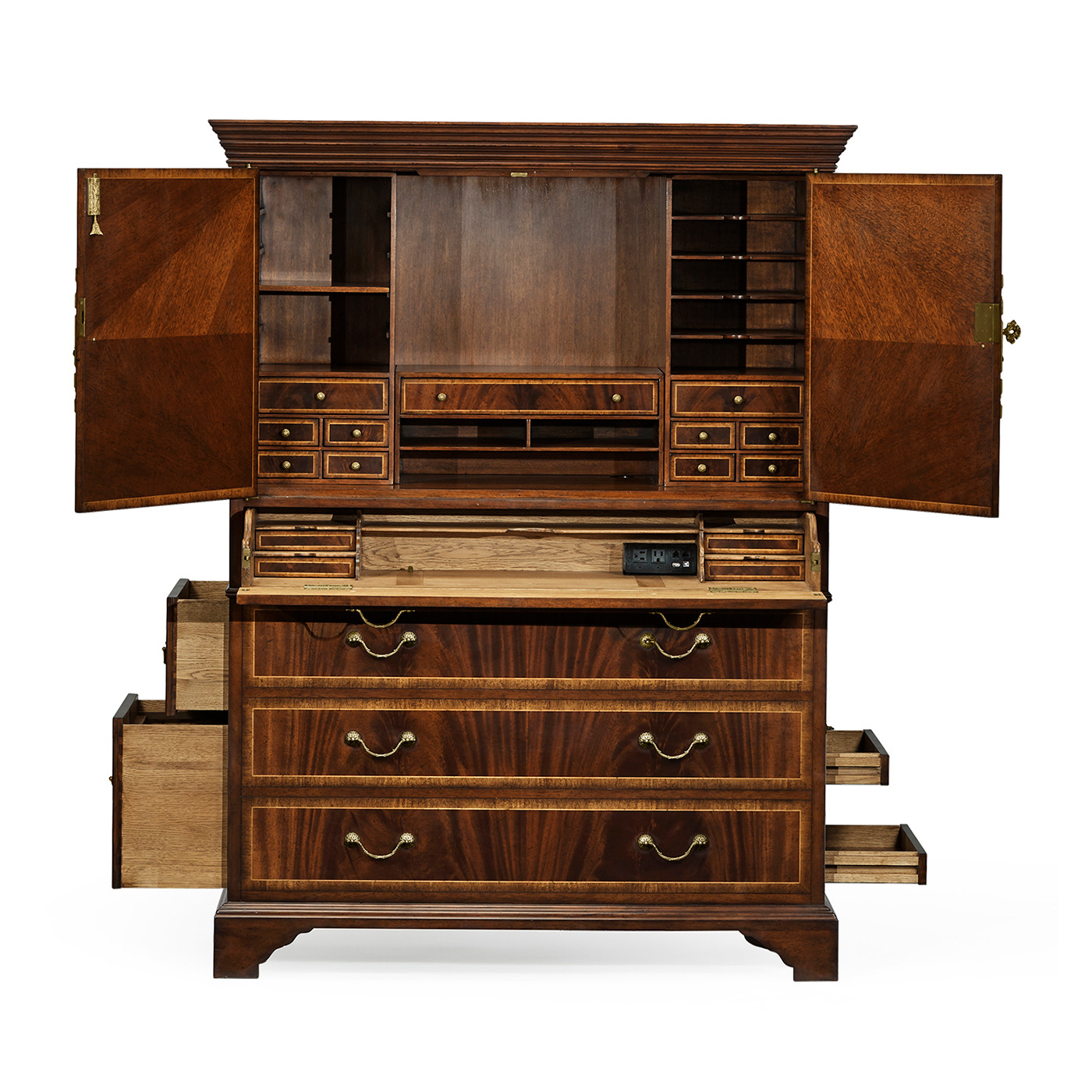 Mahogany Home Office Cabinet