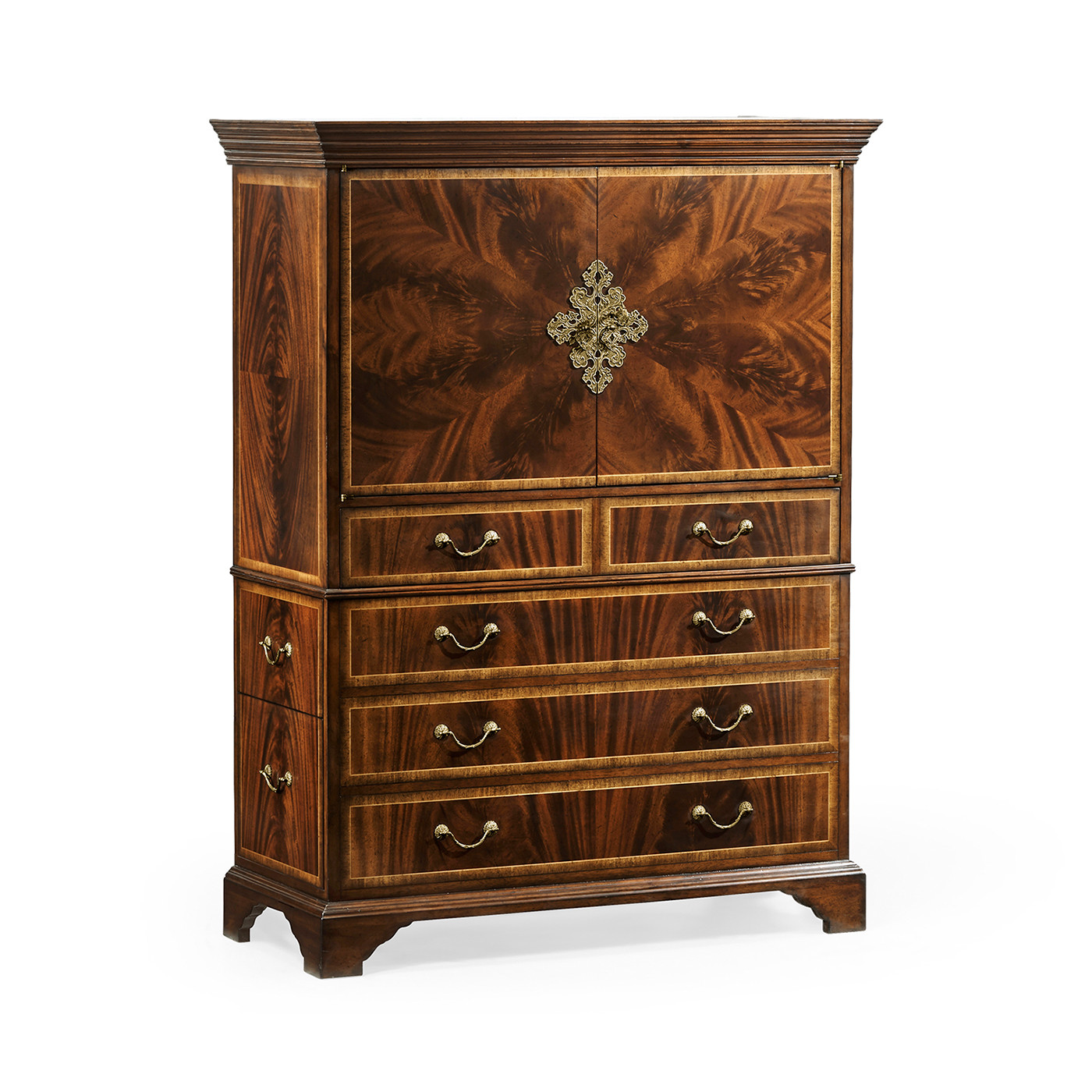 Mahogany Home Office Cabinet
