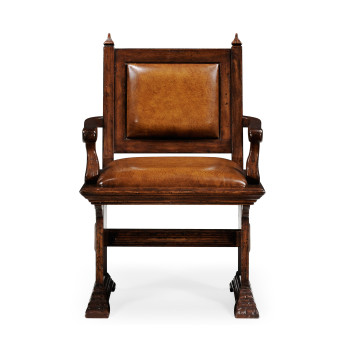 Walnut Arm Chair