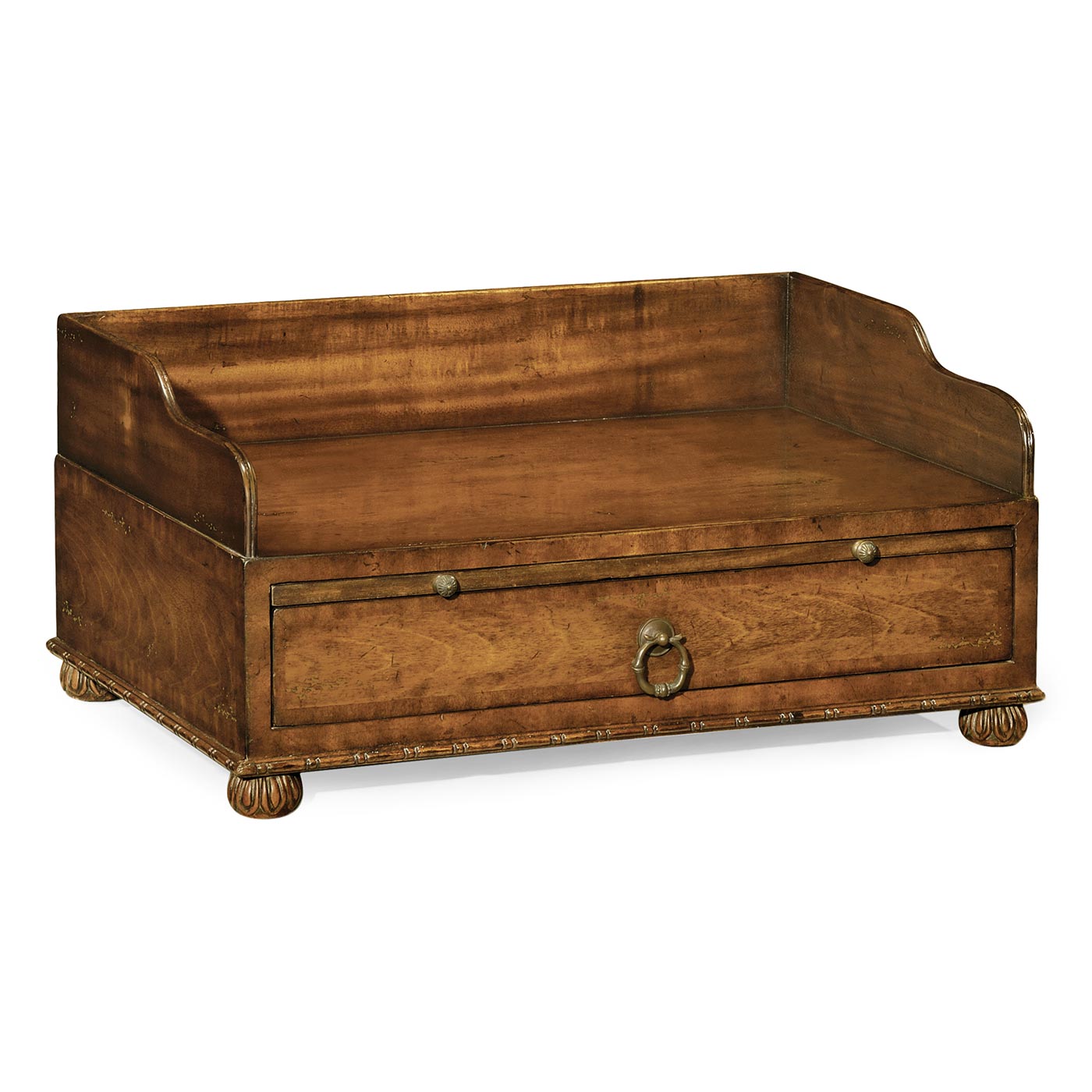 Walnut Paper Tray & Stand for Printer