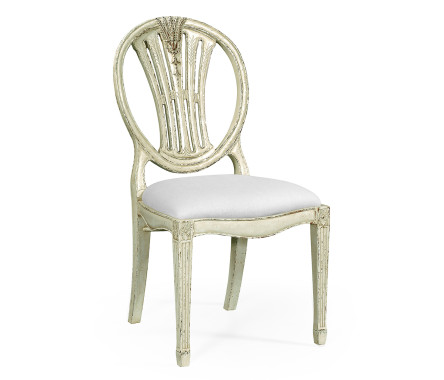 Hepplewhite Wheatsheaf Off-White Side Chair