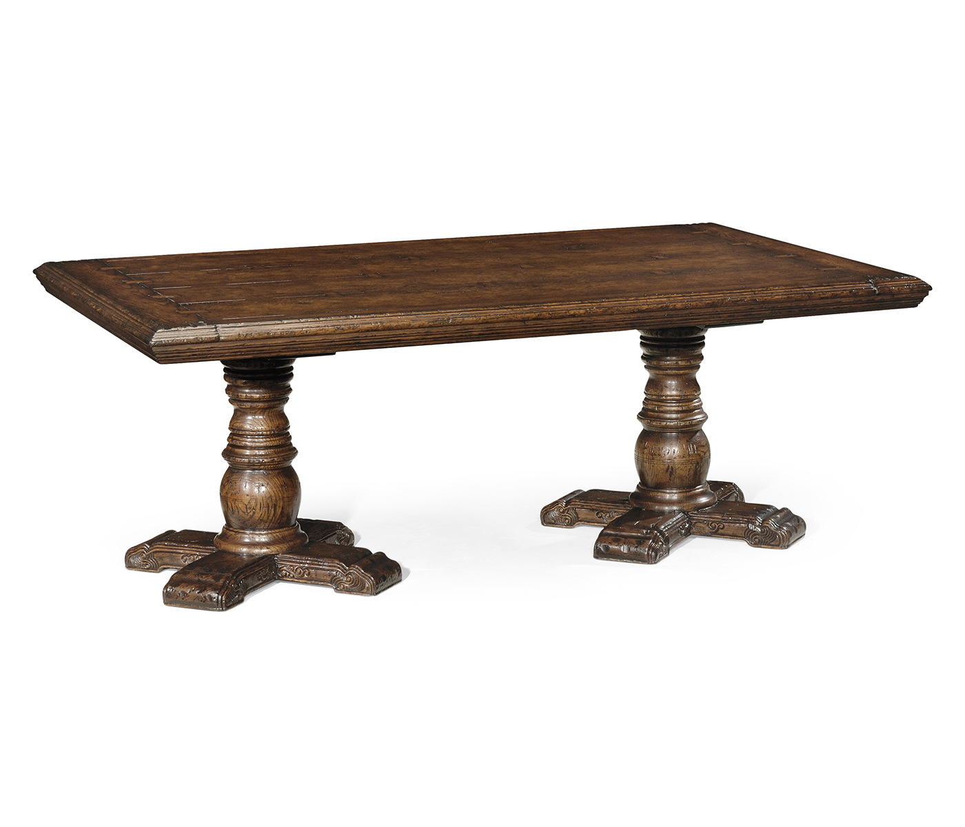 Twin Baluster Dark Oak Coffee Table