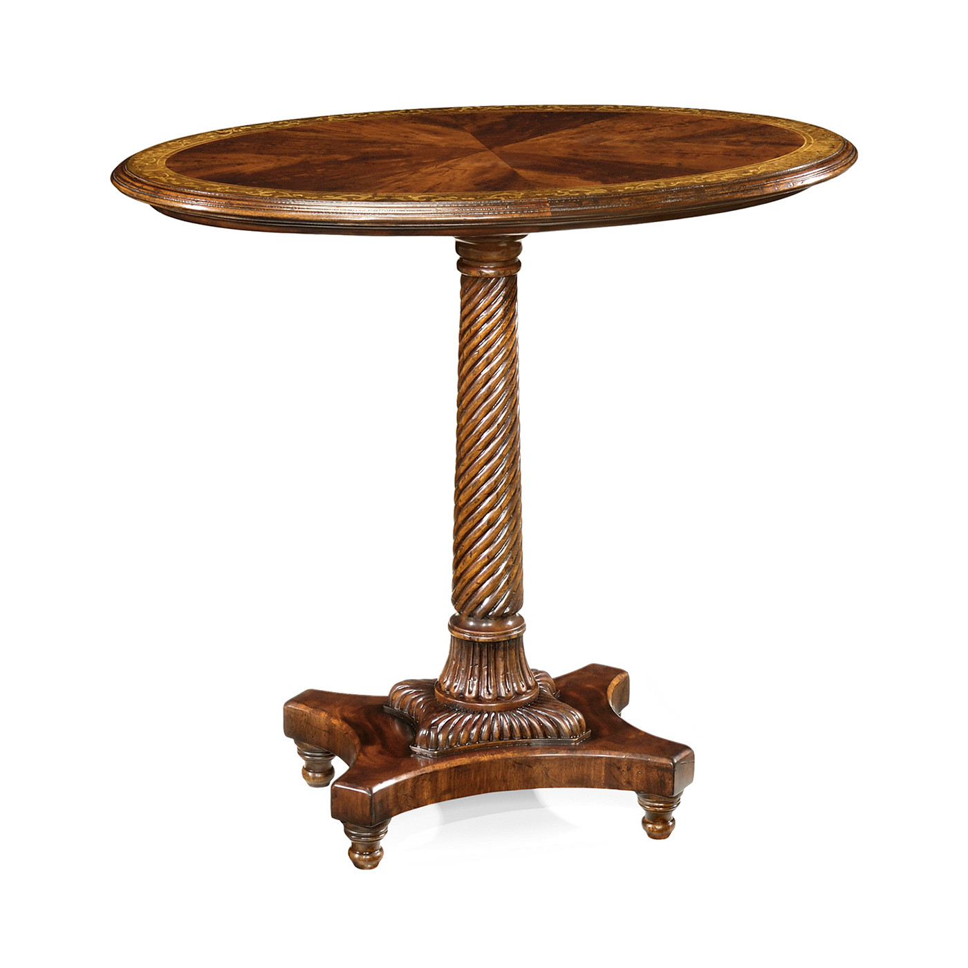 William IV Mahogany Oval Lamp Table