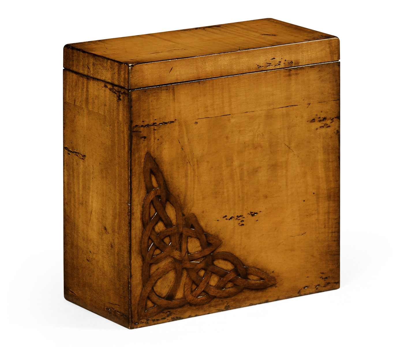 Raised Celtic Veneer Tall Box