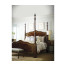 Four Poster Mahogany UK Queen Bed