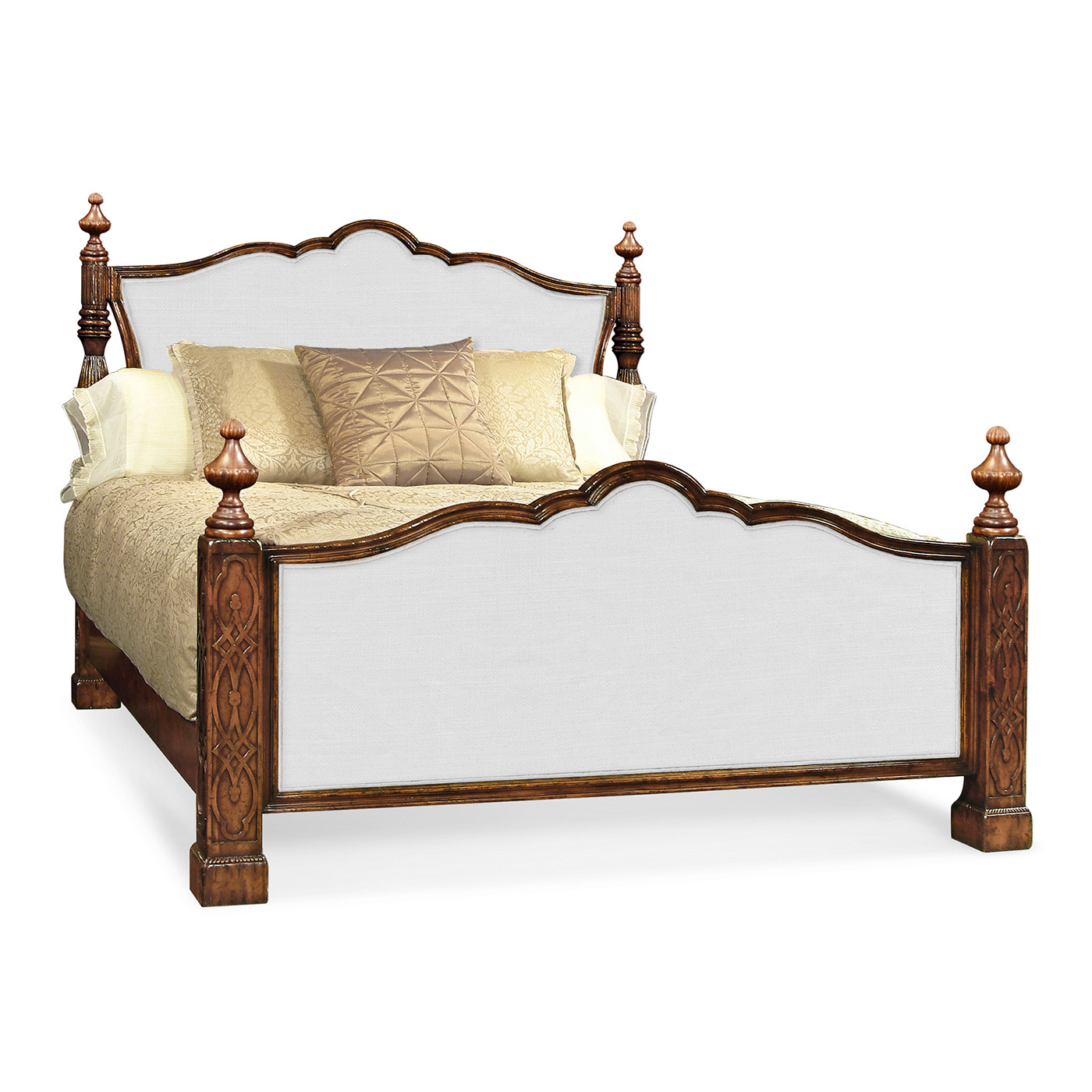 Four Poster Mahogany US King Bed