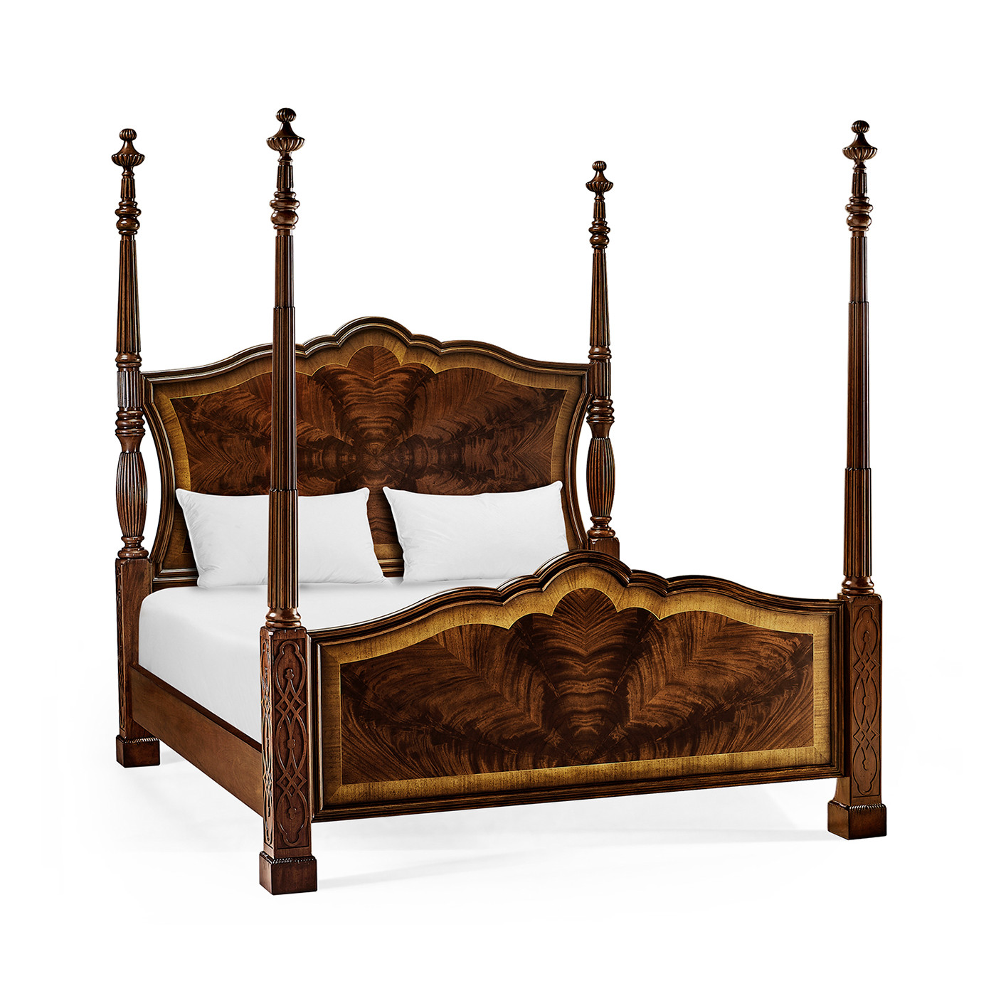 Four Poster Mahogany US King Bed