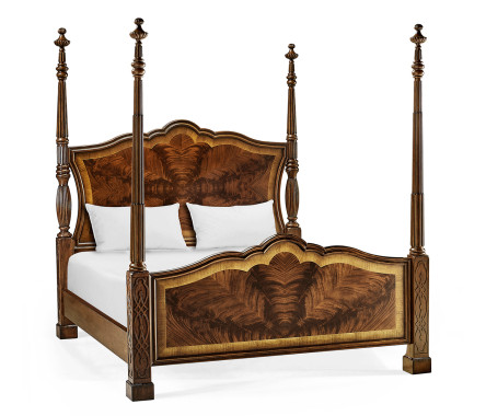 Four Poster Mahogany US King Bed