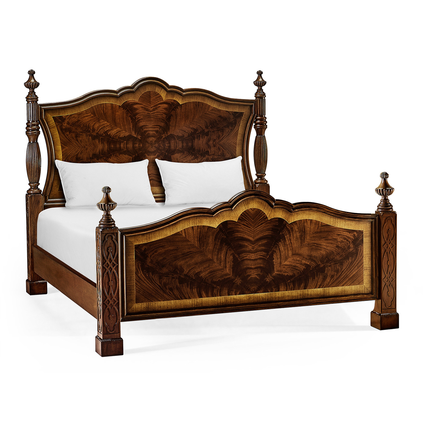 Four Poster Mahogany US King Bed