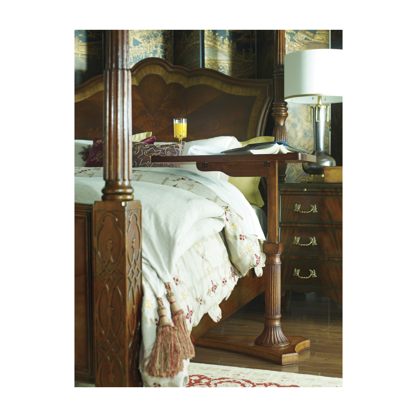 Four Poster Mahogany US King Bed