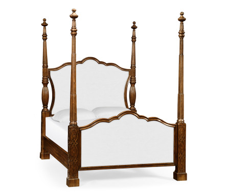 Four Poster Mahogany US Queen Bed