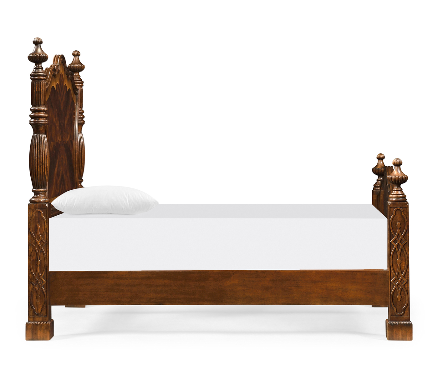 Four Poster Mahogany US Queen Bed