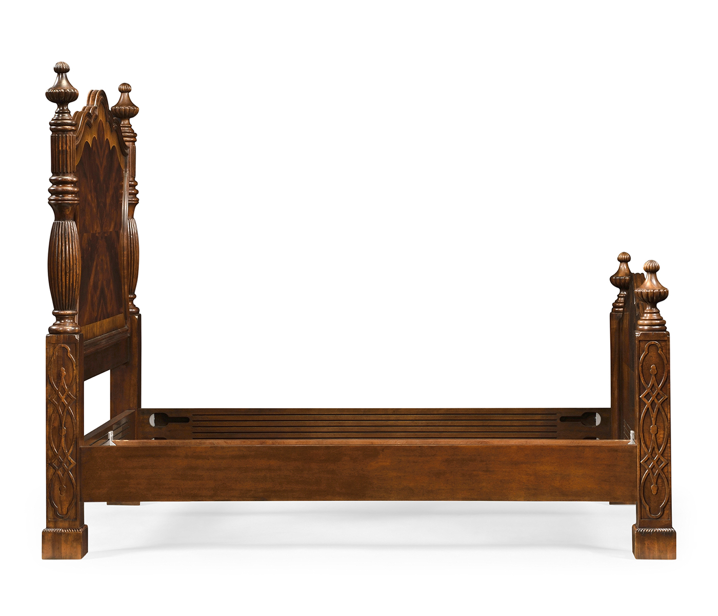 Four Poster Mahogany US Queen Bed