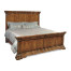 Serpentine Walnut US King Bed