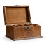 Rectangular Crotch Walnut Jewellery Box