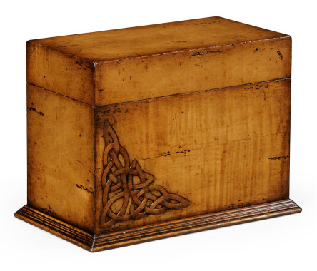 Raised Celtic Veneer Letter Box