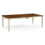 White Rub-Through Dining Table 92