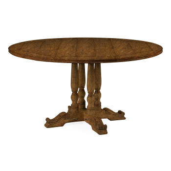French Style Painted Dining Table (Olive Green) 54
