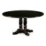 French Style Black Painted Dining Table 60