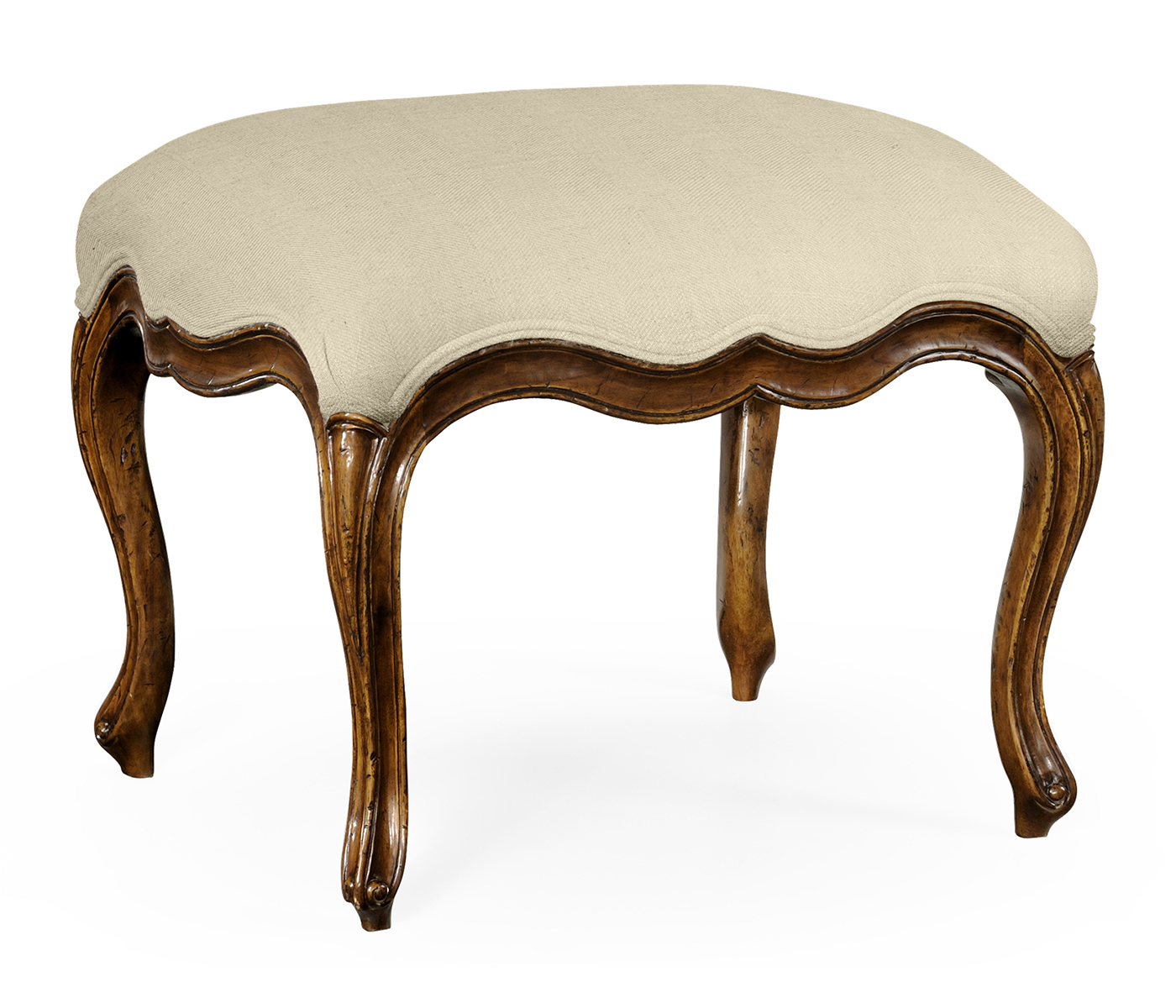 Medium French Provincial Footstool