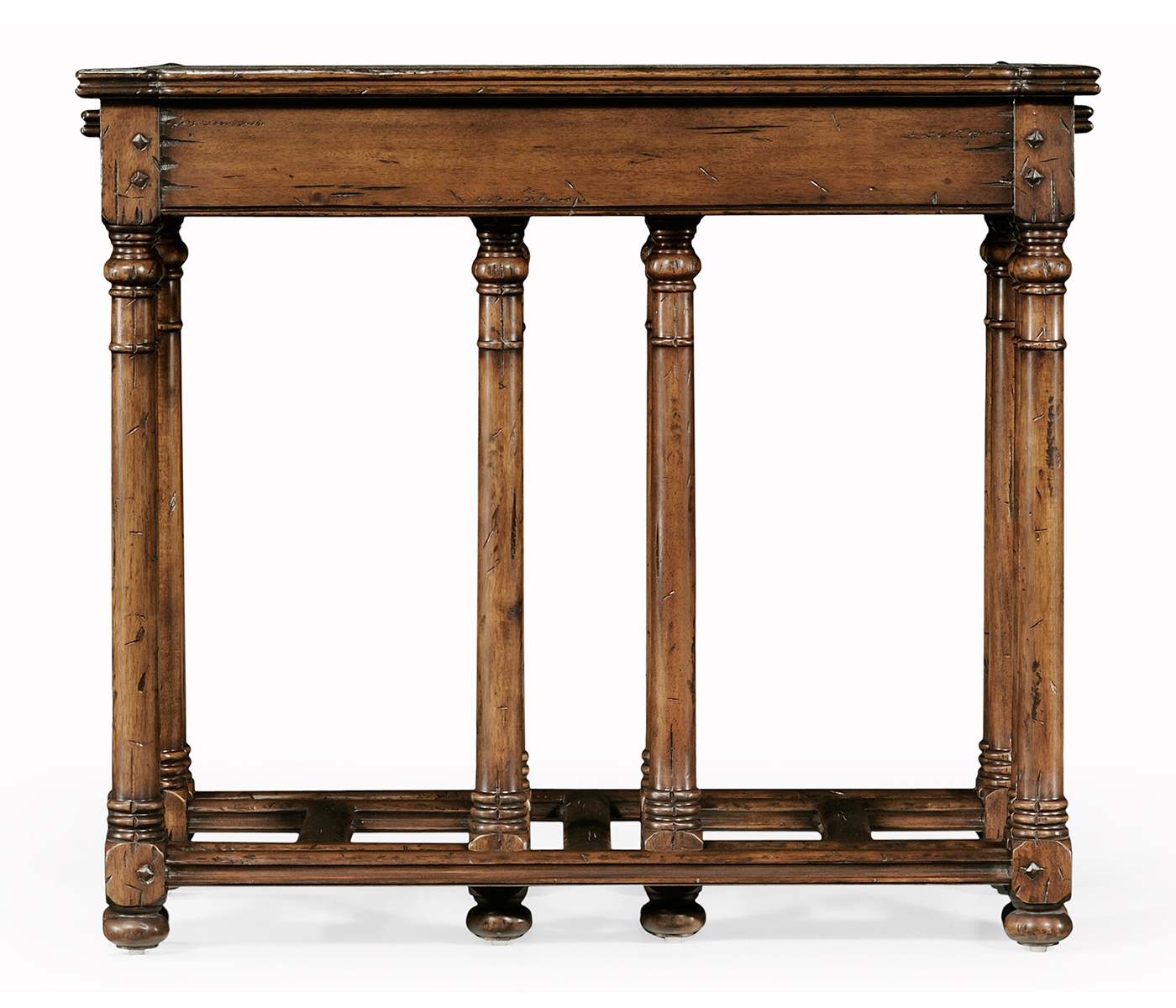 Walnut Oyster Parquet Nest of Tables