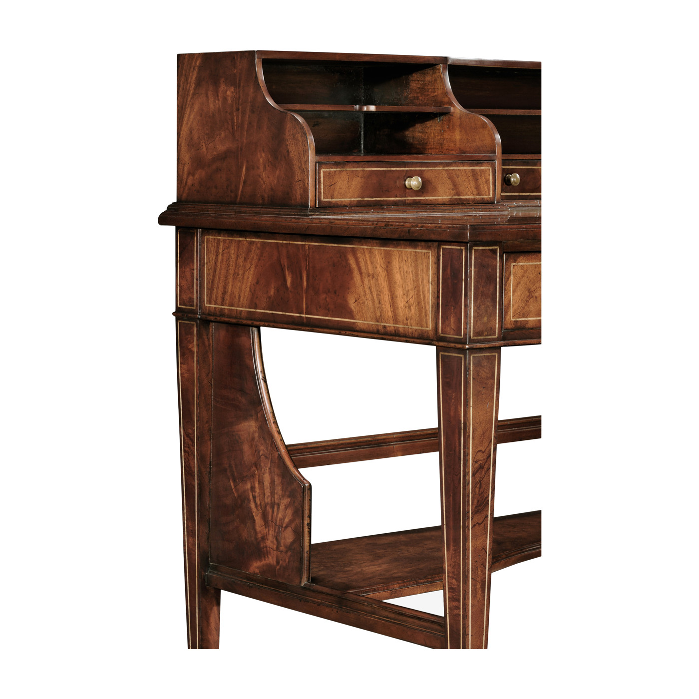 Clerk'S Style Mahogany Desk