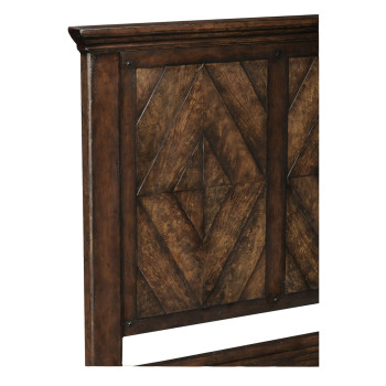 Crotch Walnut UK Queen Bed