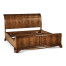Walnut Sleigh Cali King Bed