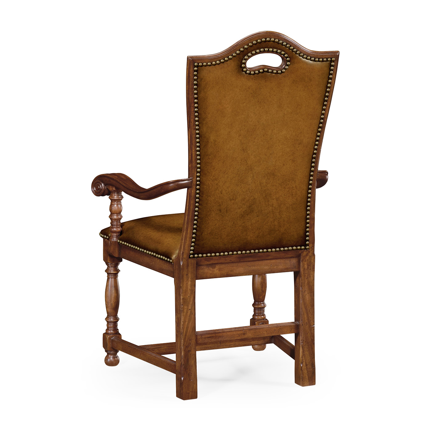 Country Walnut Dining Arm Chair