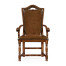 Country Walnut Dining Arm Chair