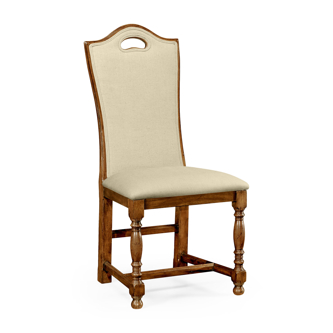 Country Walnut Dining Side Chair