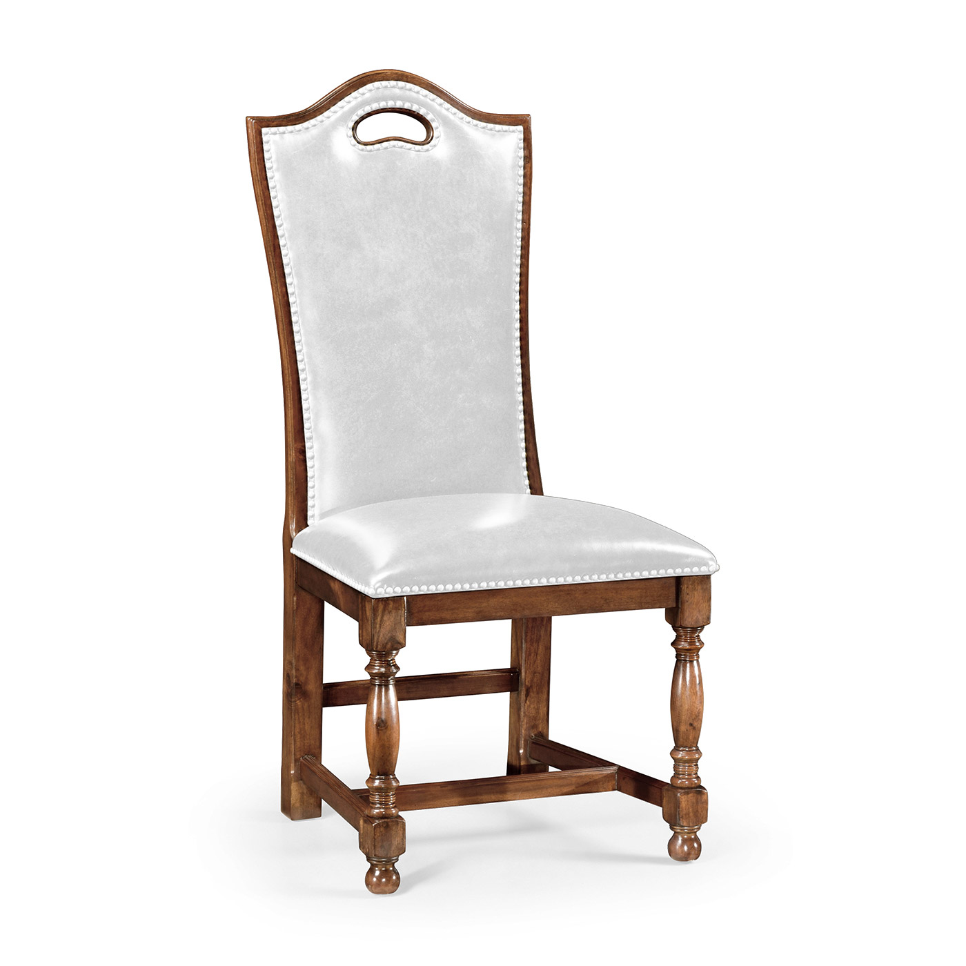 Country Walnut Dining Side Chair