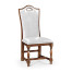 Country Walnut Dining Side Chair