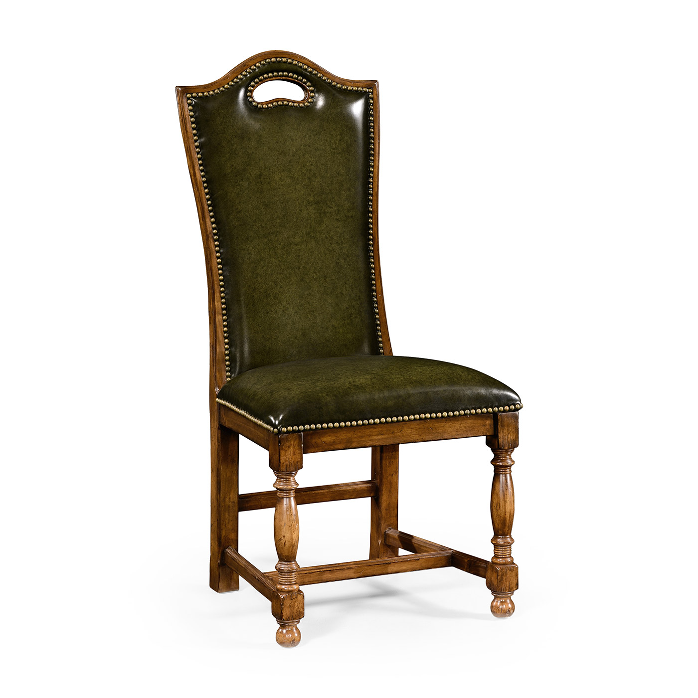 Country Walnut Dining Side Chair