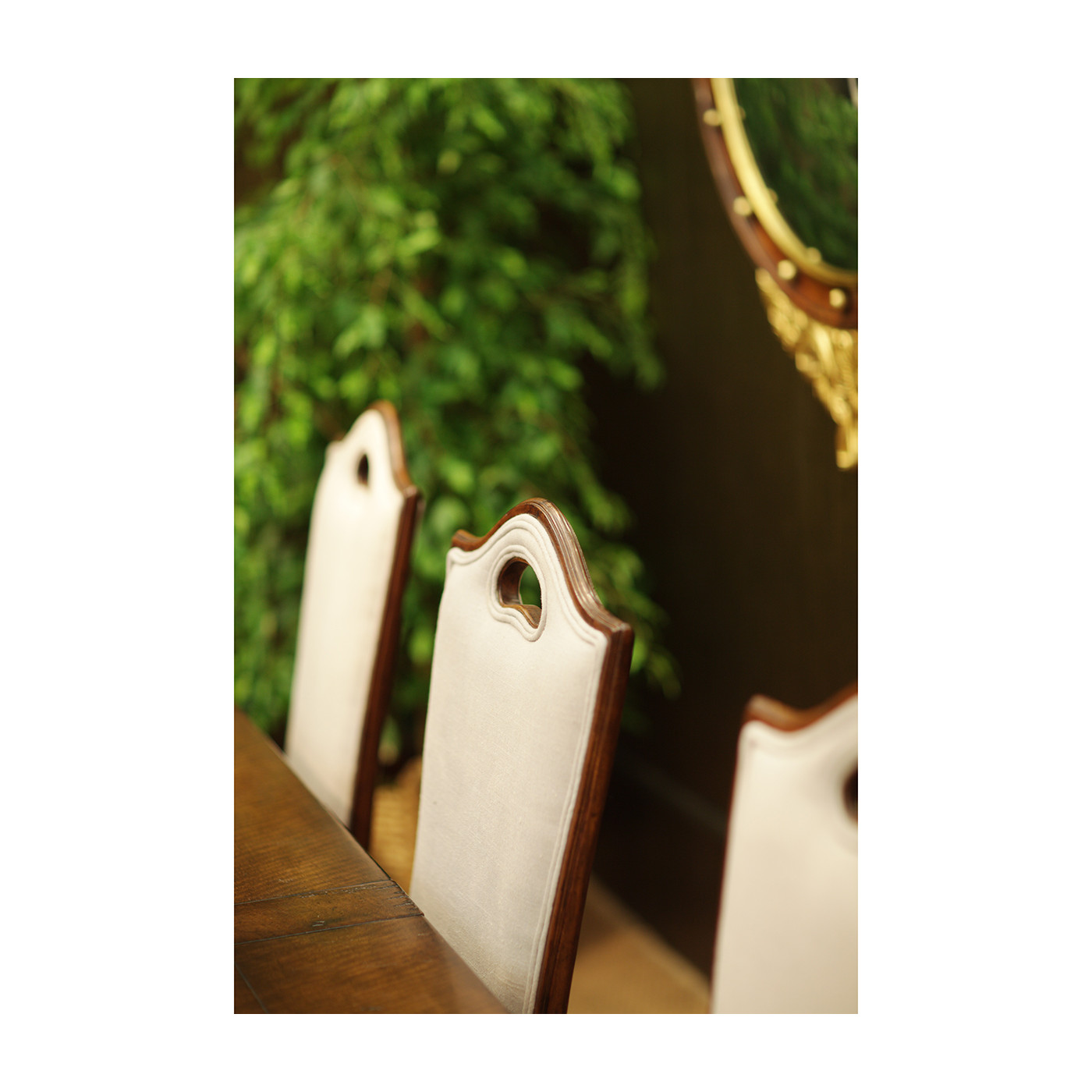 Country Walnut Dining Side Chair