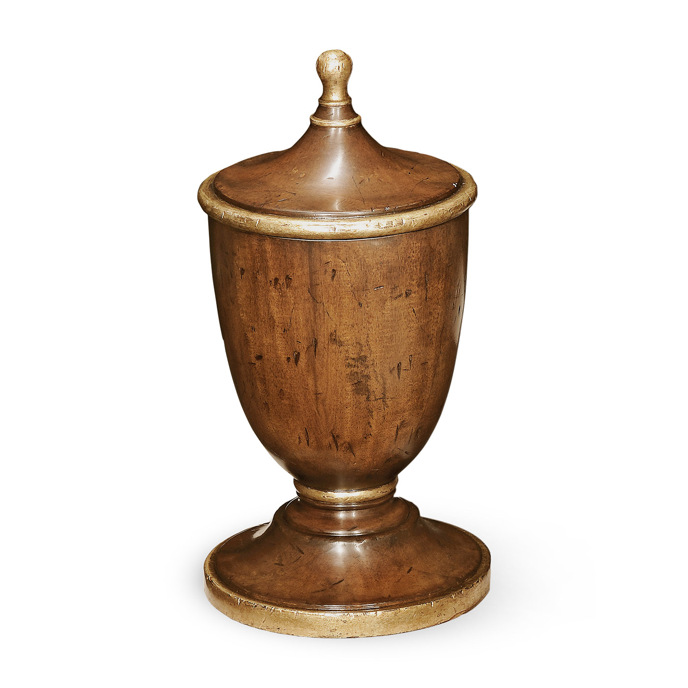 Classical Lidded Urn with Gilded Details