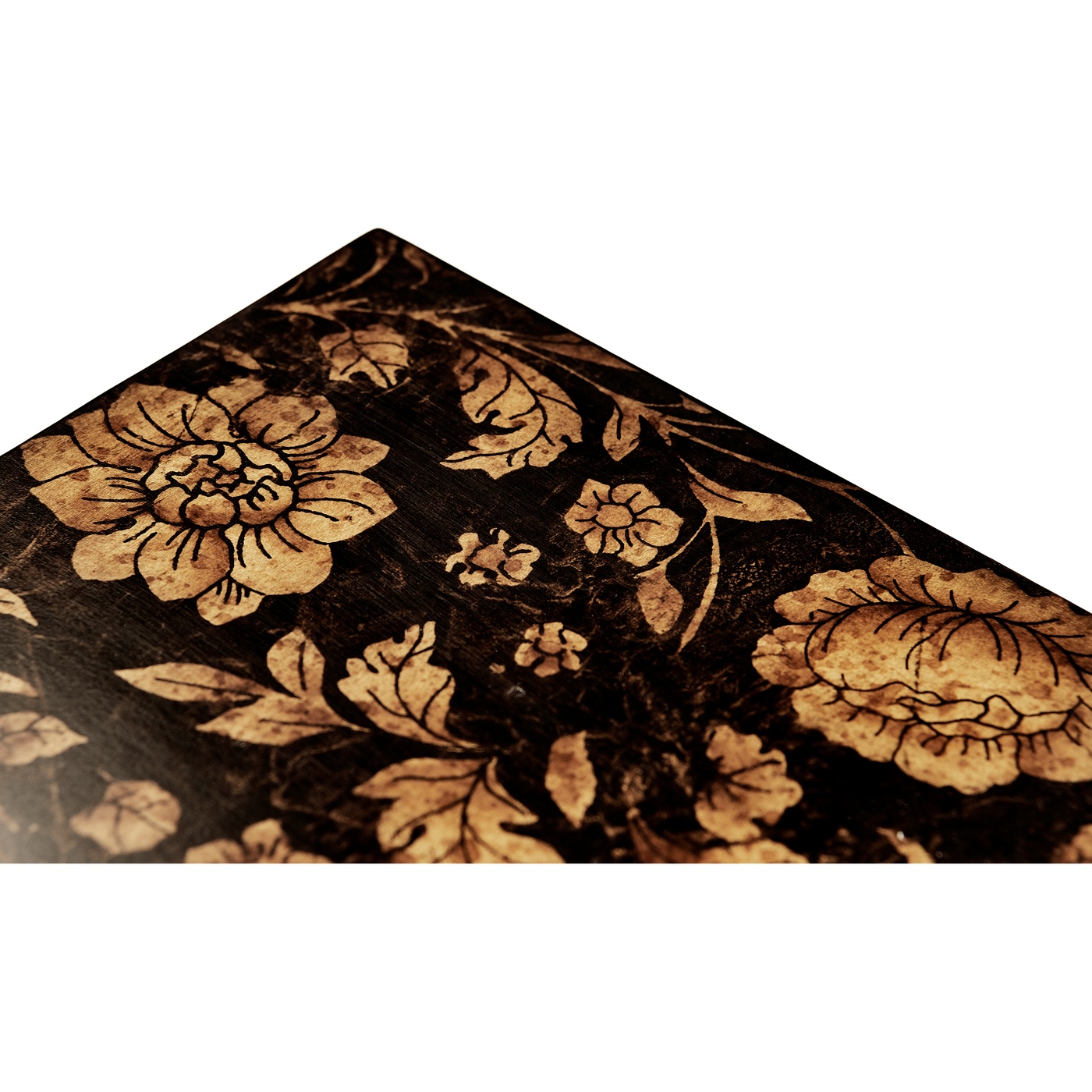 Single Glass Decanter & Black Chinoiserie Case