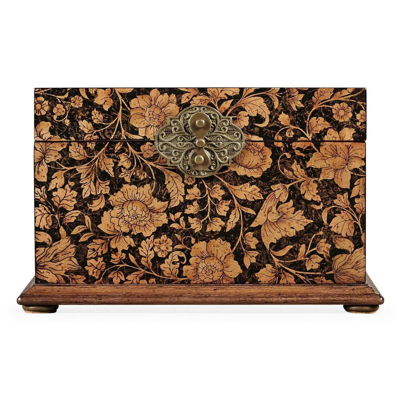 Black Chinoiserie Jewellery Box