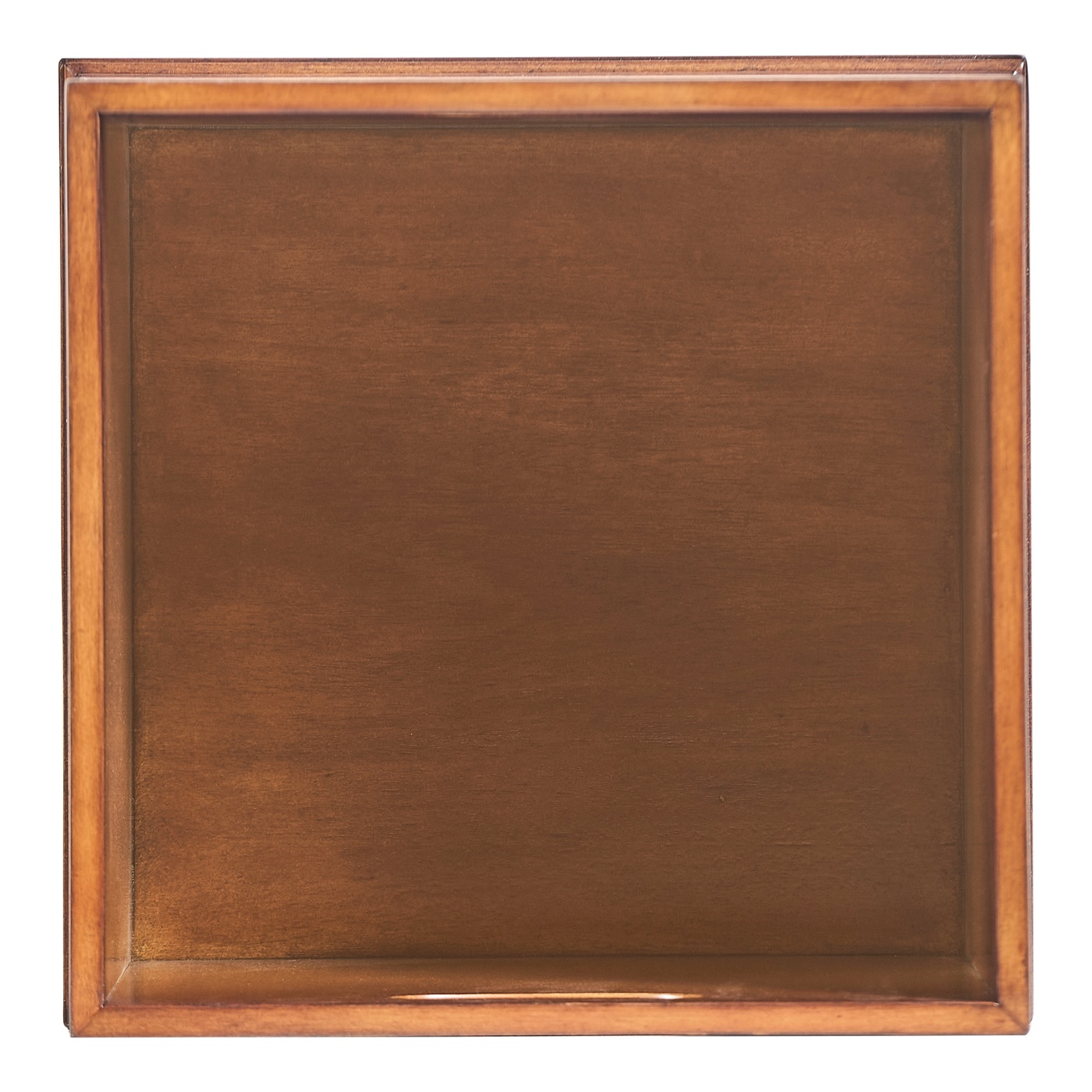 Square Black Chinoiserie Waste Basket