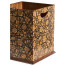 Square Black Chinoiserie Waste Basket
