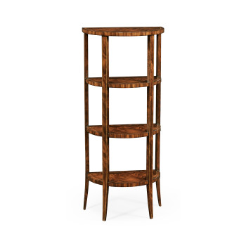 Biedermeier style four-tier étagère (Mahogany)